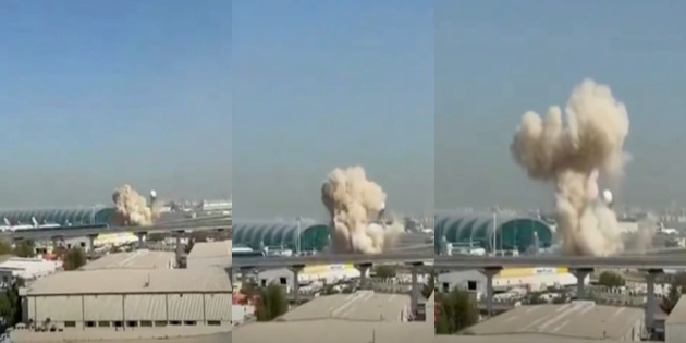 İran, Dubai Havalimanı’nı Vurdu, Uçuşlar Yeniden Askıya Alındı